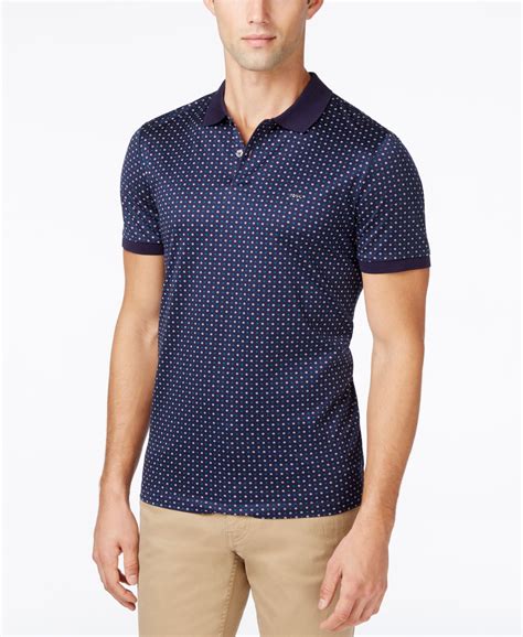 michael kors mens dot print polo|Men’s Polo Shirts: The Perfect Everyday Shirt .